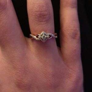 10k Rose Gold Promise ring